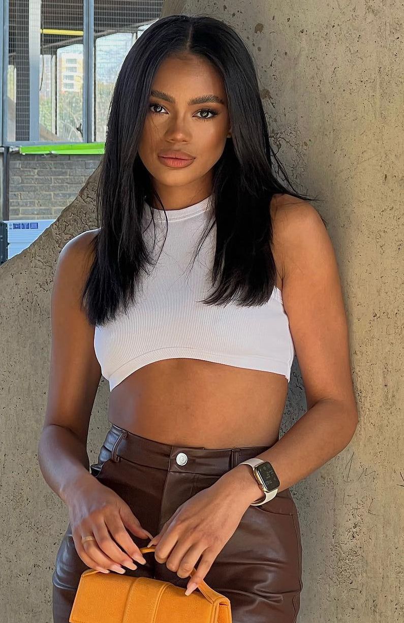 Commit To Me Crop White sold by White Fox Boutique