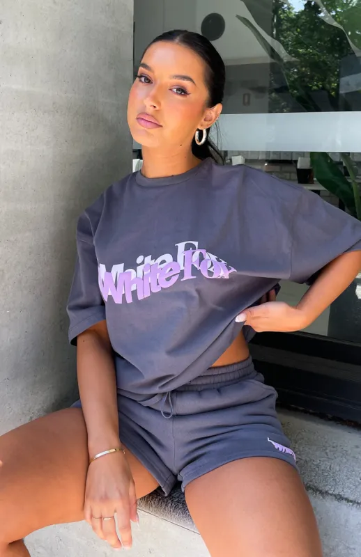 So Wavy Oversized Tee Volcanic sold by White Fox Boutique