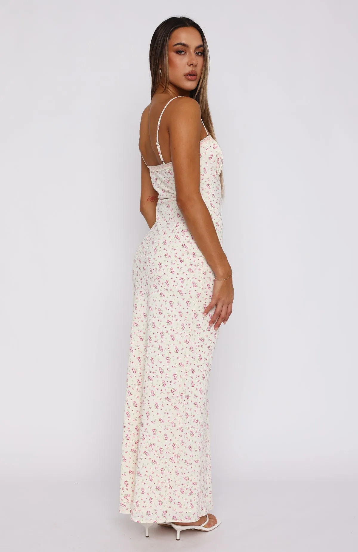 Making Decisions Maxi Dress Pink Blossom sold by White Fox Boutique product image thumbnail 4