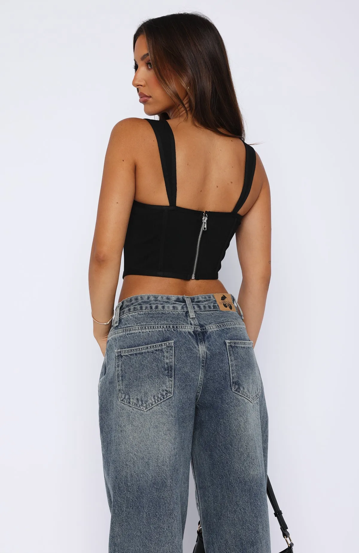 Go Your Own Way Bustier Black sold by White Fox Boutique product image thumbnail 4