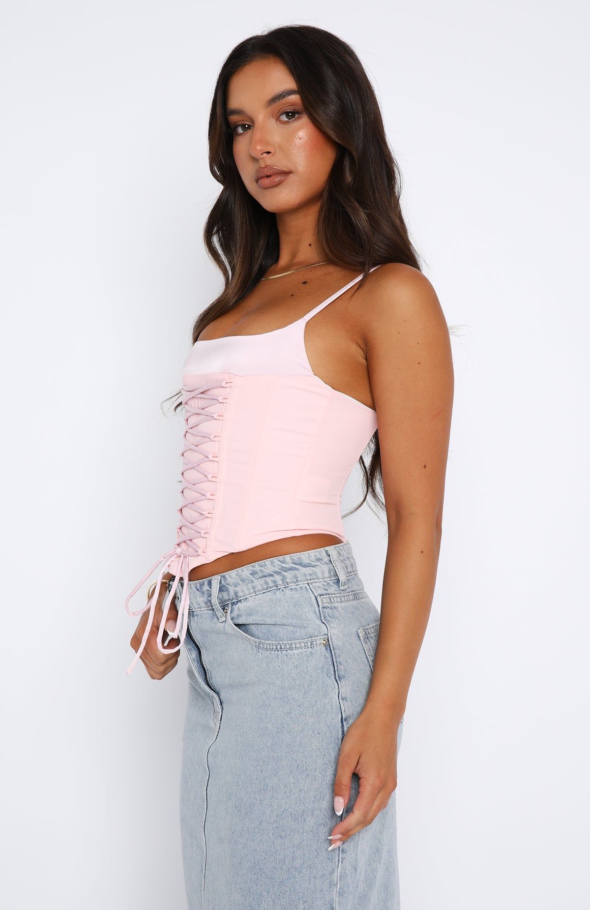 Until You're Mine Bustier Baby Pink sold by White Fox Boutique product image thumbnail 3