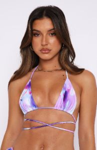Golden Hour Bikini Top Purple Orb sold by White Fox Boutique
