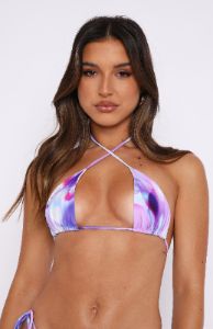 Golden Hour Bikini Top Purple Orb sold by White Fox Boutique