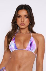 Golden Hour Bikini Top Purple Orb sold by White Fox Boutique