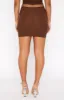 Built Like This Mini Skirt Chocolate sold by White Fox Boutique