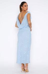 This Is The Year Maxi Dress Baby Blue sold by White Fox Boutique