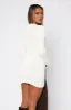 Get On Down Long Sleeve Knit Mini Dress Off White sold by White Fox Boutique
