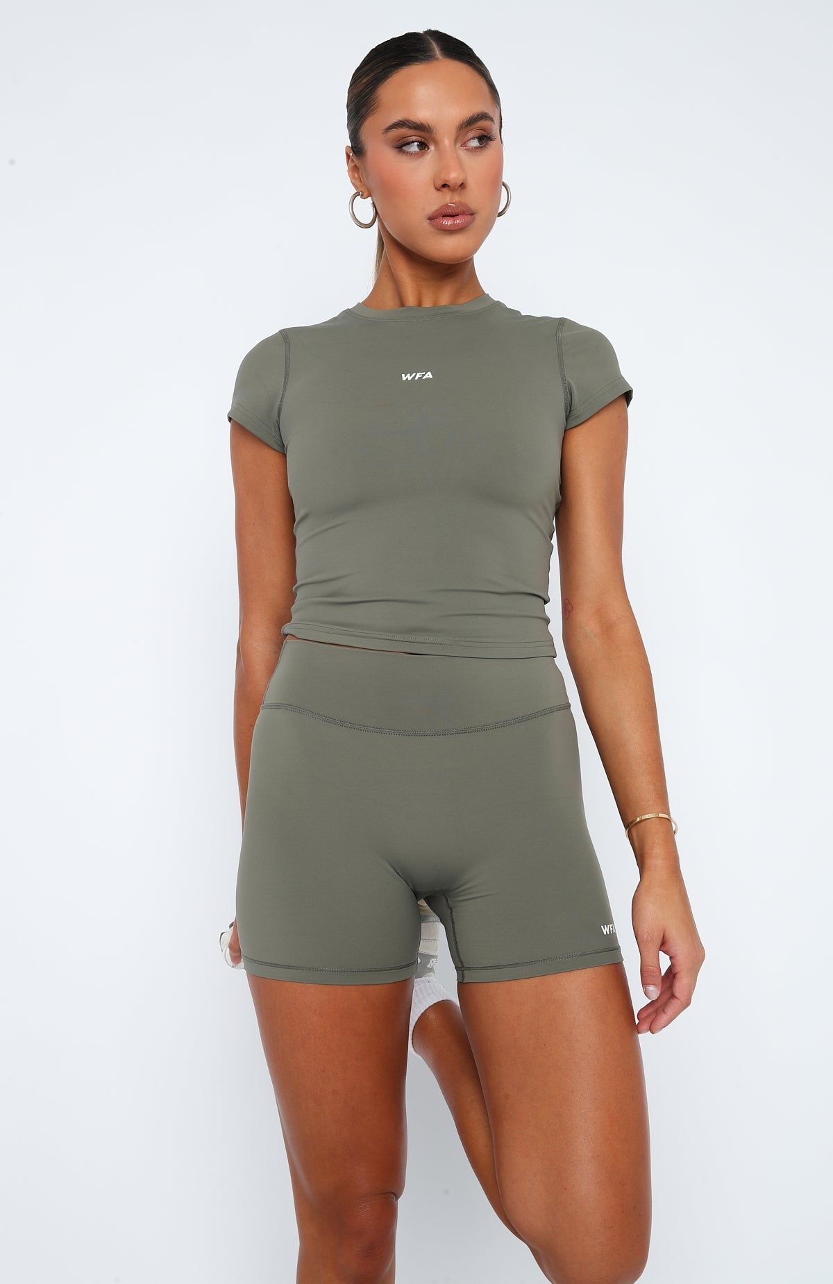 Transform You Tee Khaki sold by White Fox Boutique product image thumbnail 2