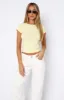 Too Blessed Tee Lemon sold by White Fox Boutique