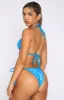 Beach Club Bottoms Blue Monogram Print sold by White Fox Boutique