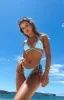 Beach Club Bottoms Blue Monogram Print sold by White Fox Boutique