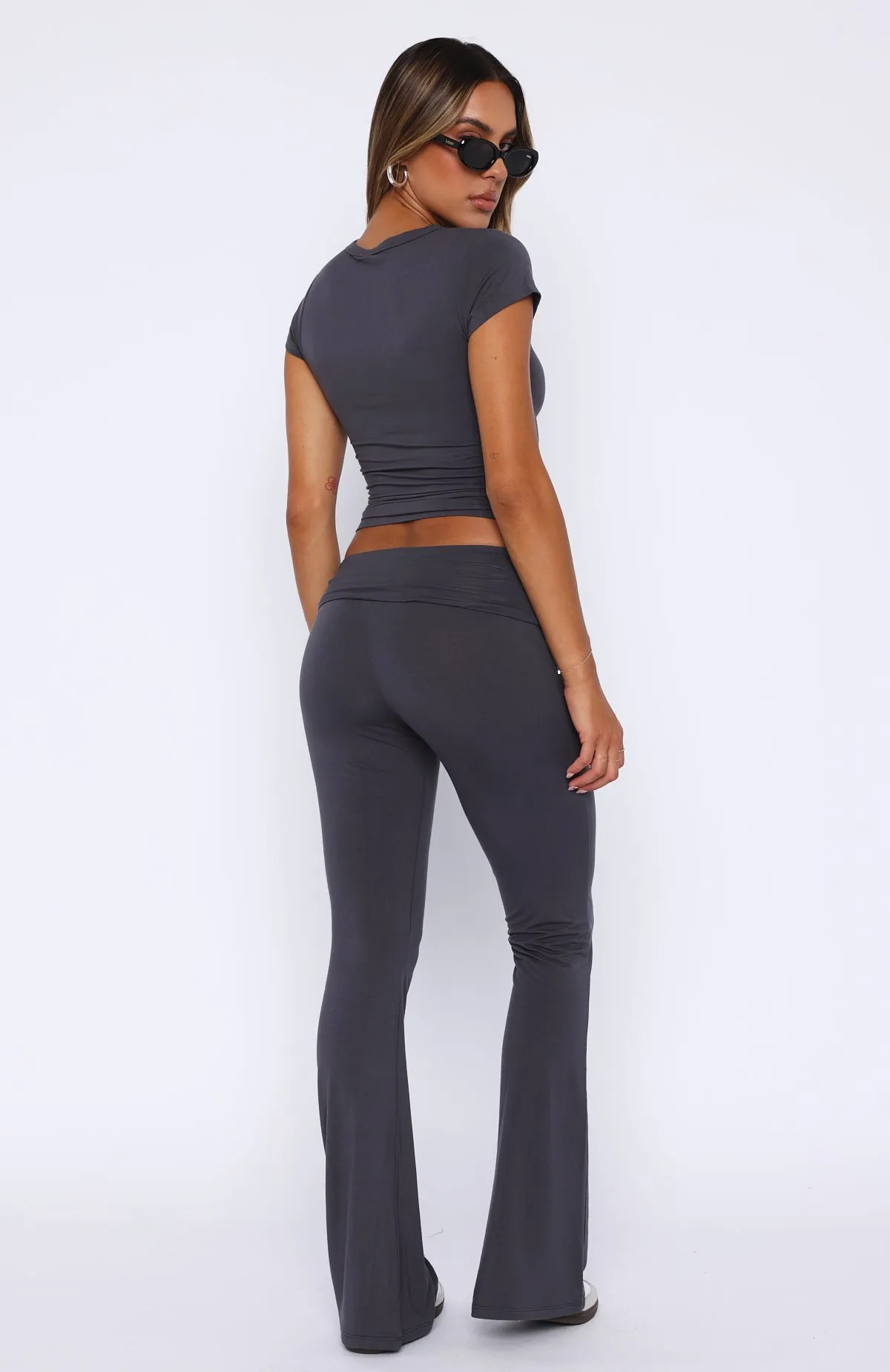 Don't You Worry Pants Charcoal sold by White Fox Boutique product image thumbnail 4