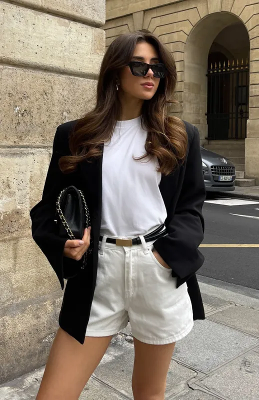 The Way To Go Oversized Blazer Black sold by White Fox Boutique