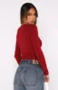Only For Tonight Long Sleeve Top Wine sold by White Fox Boutique