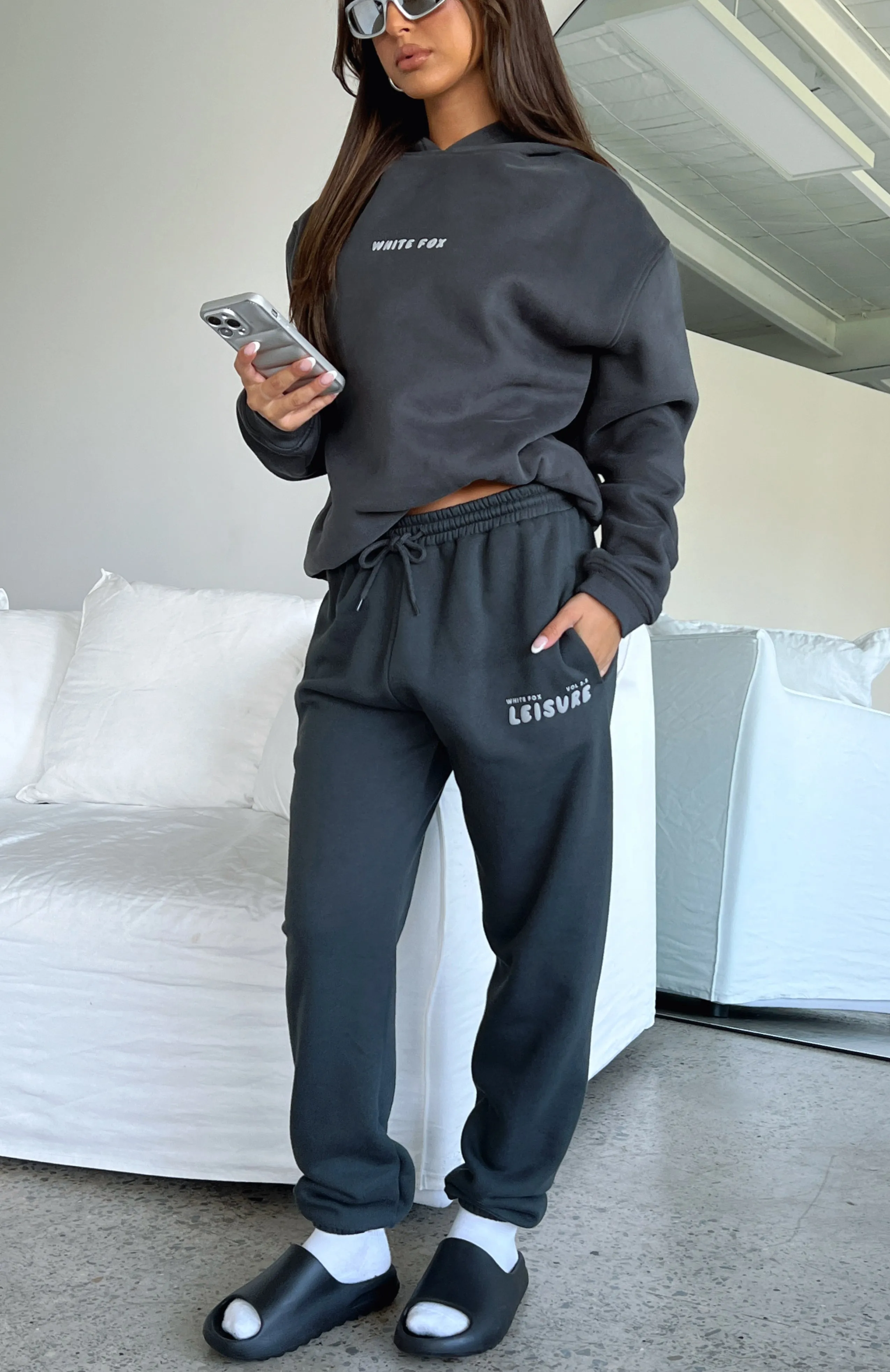Leisure Series Sweatpants Shadow sold by White Fox Boutique product image thumbnail 5
