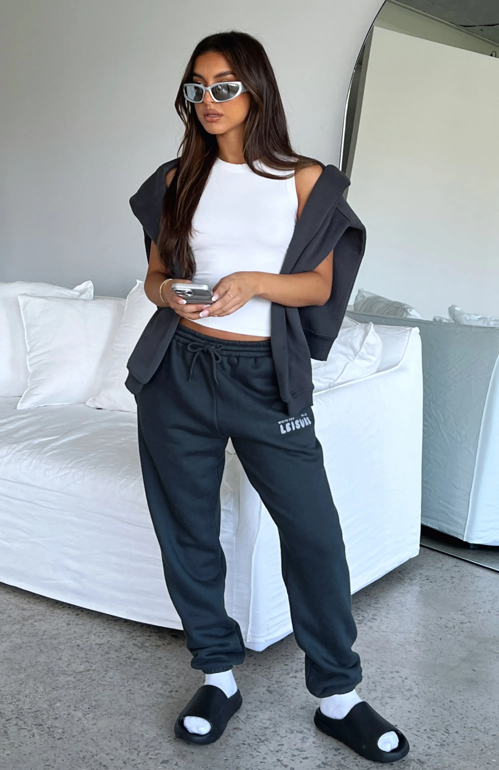 Leisure Series Sweatpants Shadow sold by White Fox Boutique