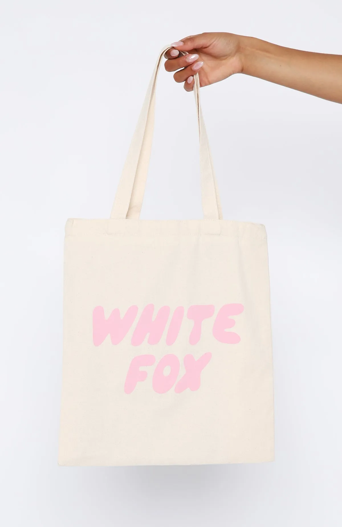 Main Moment Tote Bag Cream/Pink sold by White Fox Boutique product image thumbnail 2