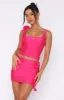 Dancing In The Street Mini Skirt Hot Pink sold by White Fox Boutique