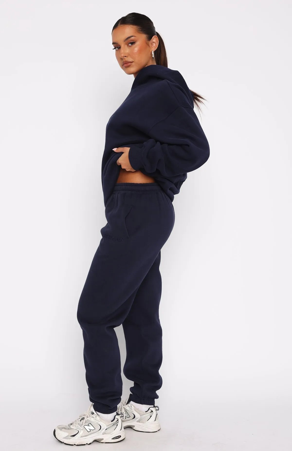 Stay Lifted Sweatpants Navy sold by White Fox Boutique product image thumbnail 3