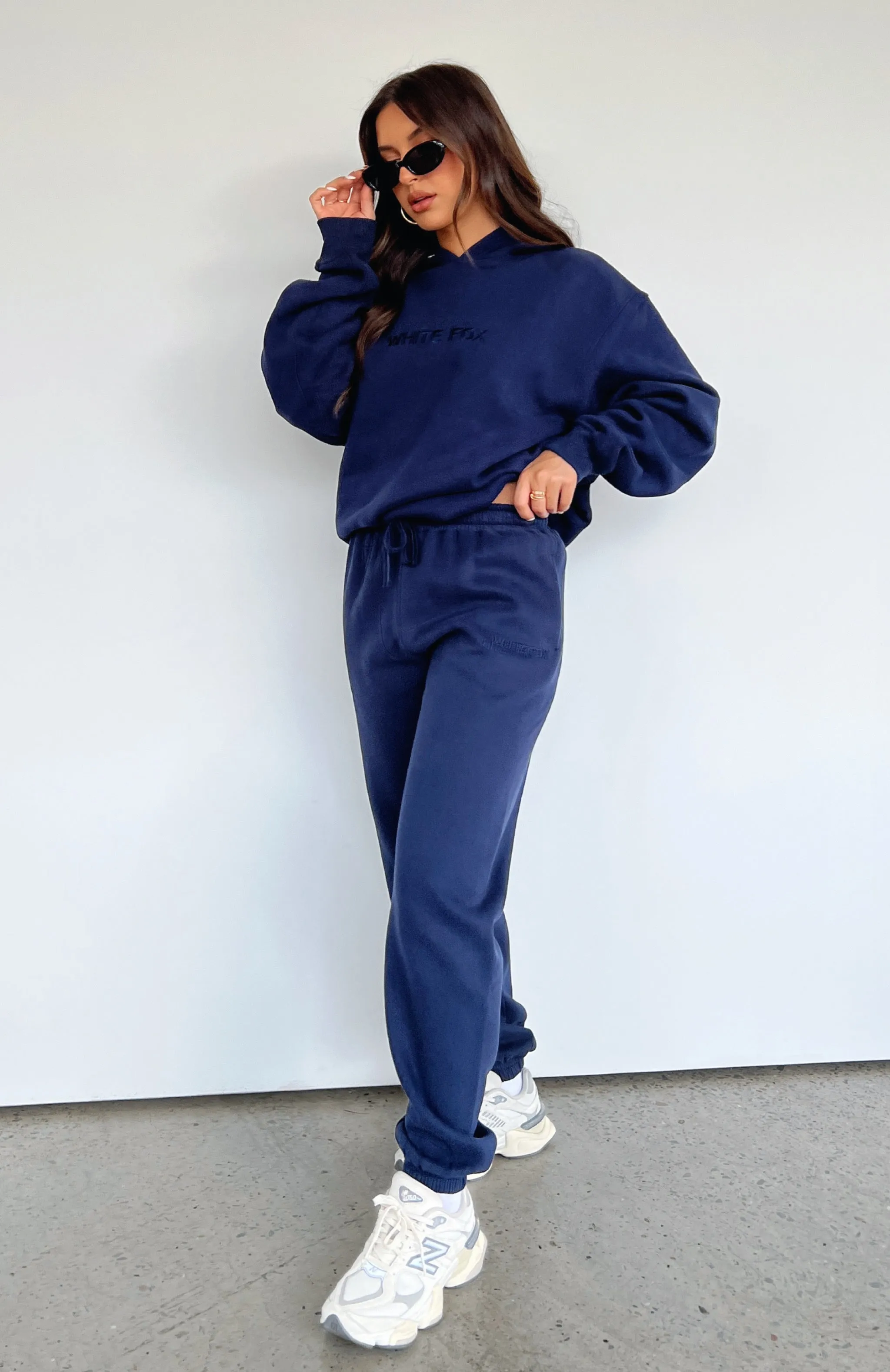 Stay Lifted Sweatpants Navy sold by White Fox Boutique
