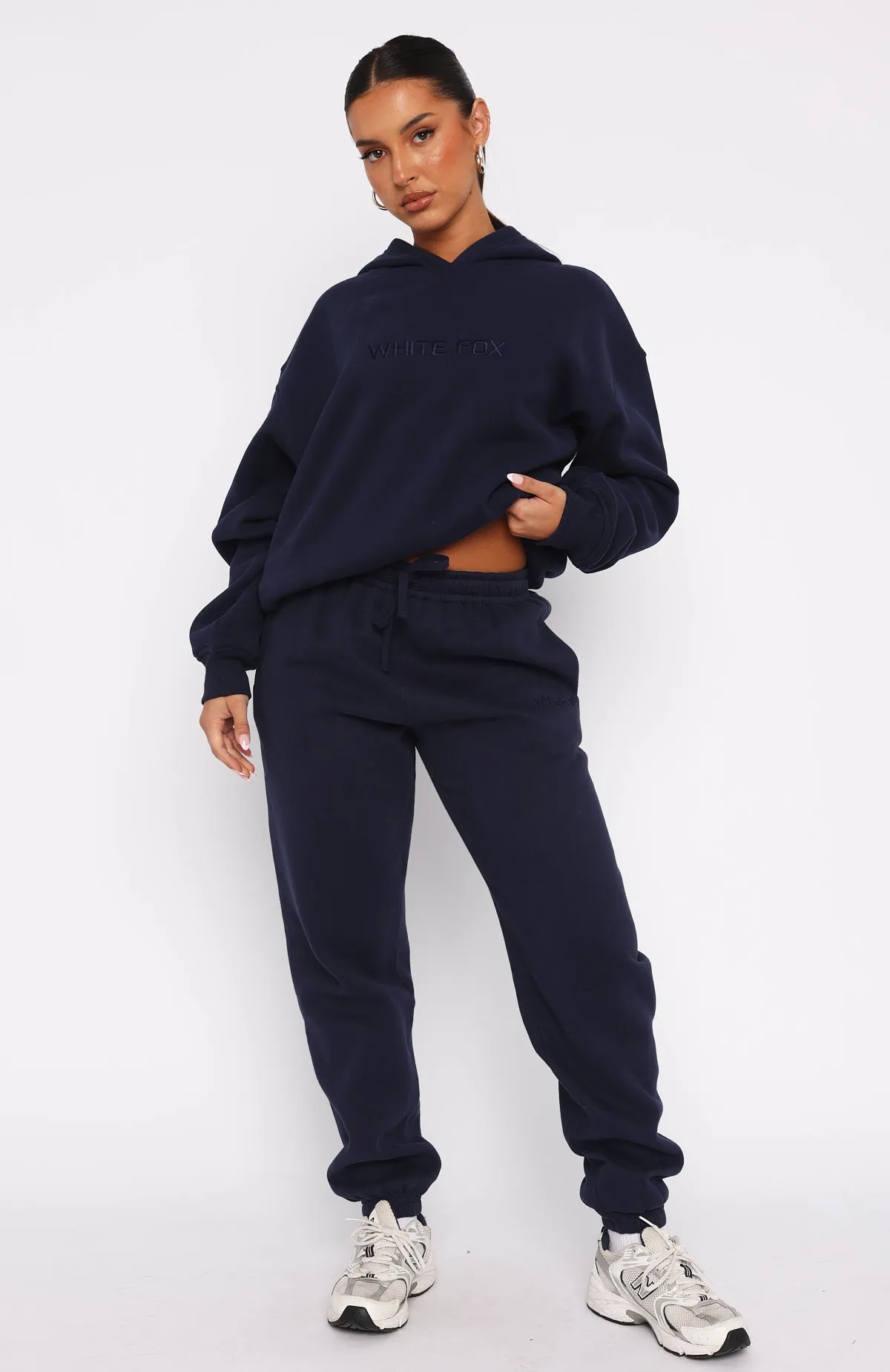Stay Lifted Sweatpants Navy sold by White Fox Boutique product image thumbnail 2
