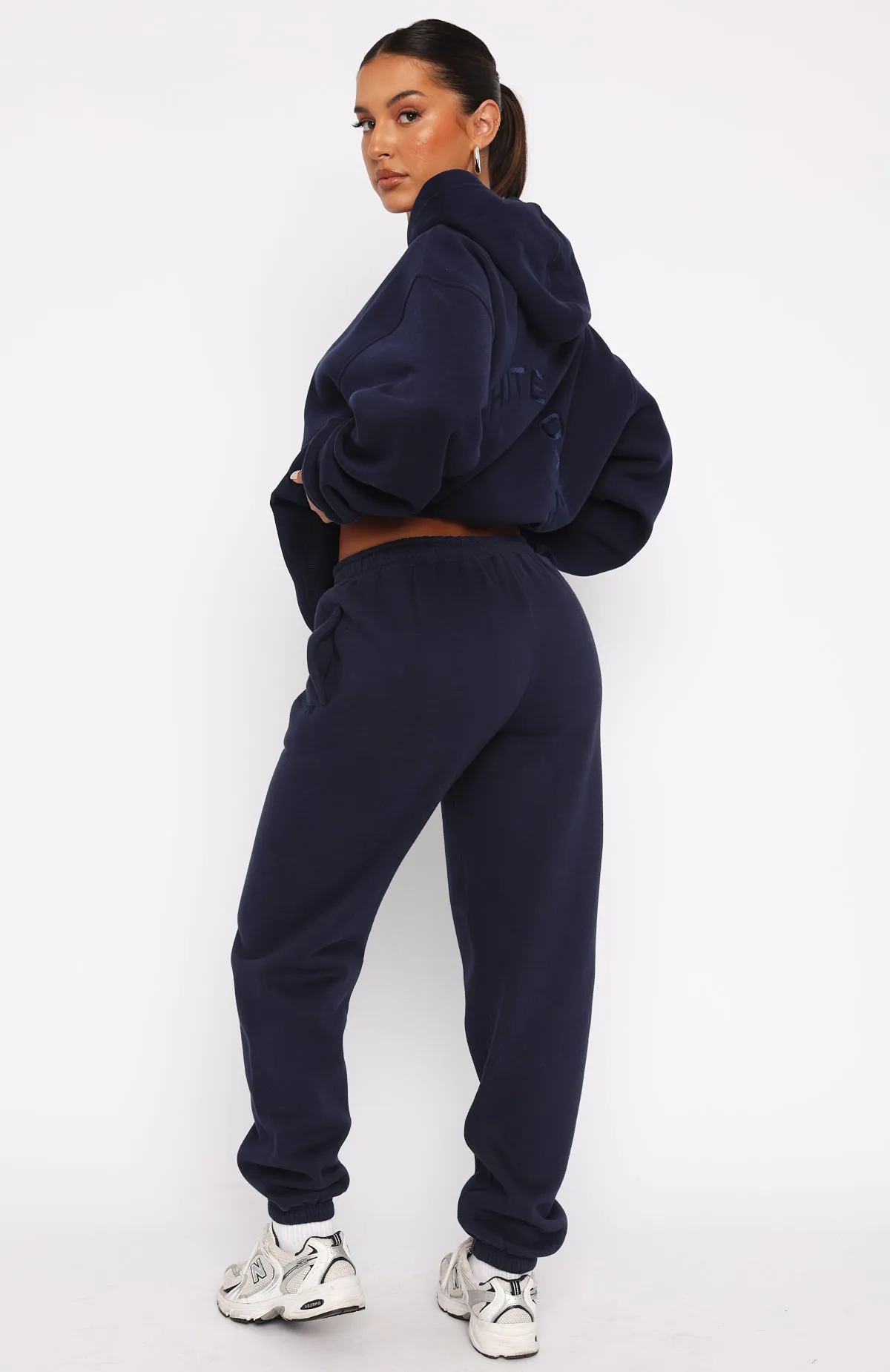 Stay Lifted Sweatpants Navy sold by White Fox Boutique product image thumbnail 4