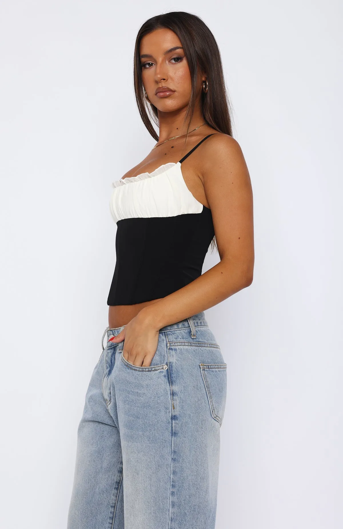 Over You Now Bustier Black sold by White Fox Boutique product image thumbnail 3