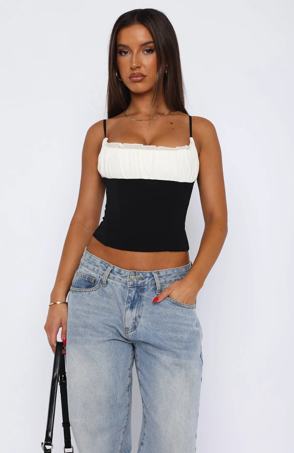 Over You Now Bustier Black sold by White Fox Boutique product image thumbnail 2