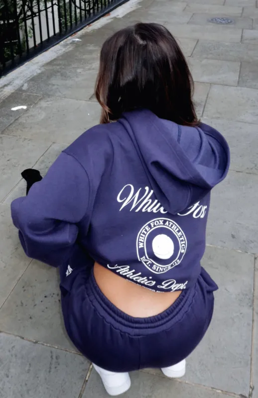 Athletics Department Oversized Hoodie Navy sold by White Fox Boutique