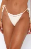 Low Tide Crochet Bottoms Cream sold by White Fox Boutique