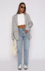 Stevie High Rise Straight Leg Jeans Light Blue Wash sold by White Fox Boutique