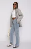 Stevie High Rise Straight Leg Jeans Light Blue Wash sold by White Fox Boutique