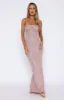 Better Than Before Sequin Maxi Dress Pink sold by White Fox Boutique