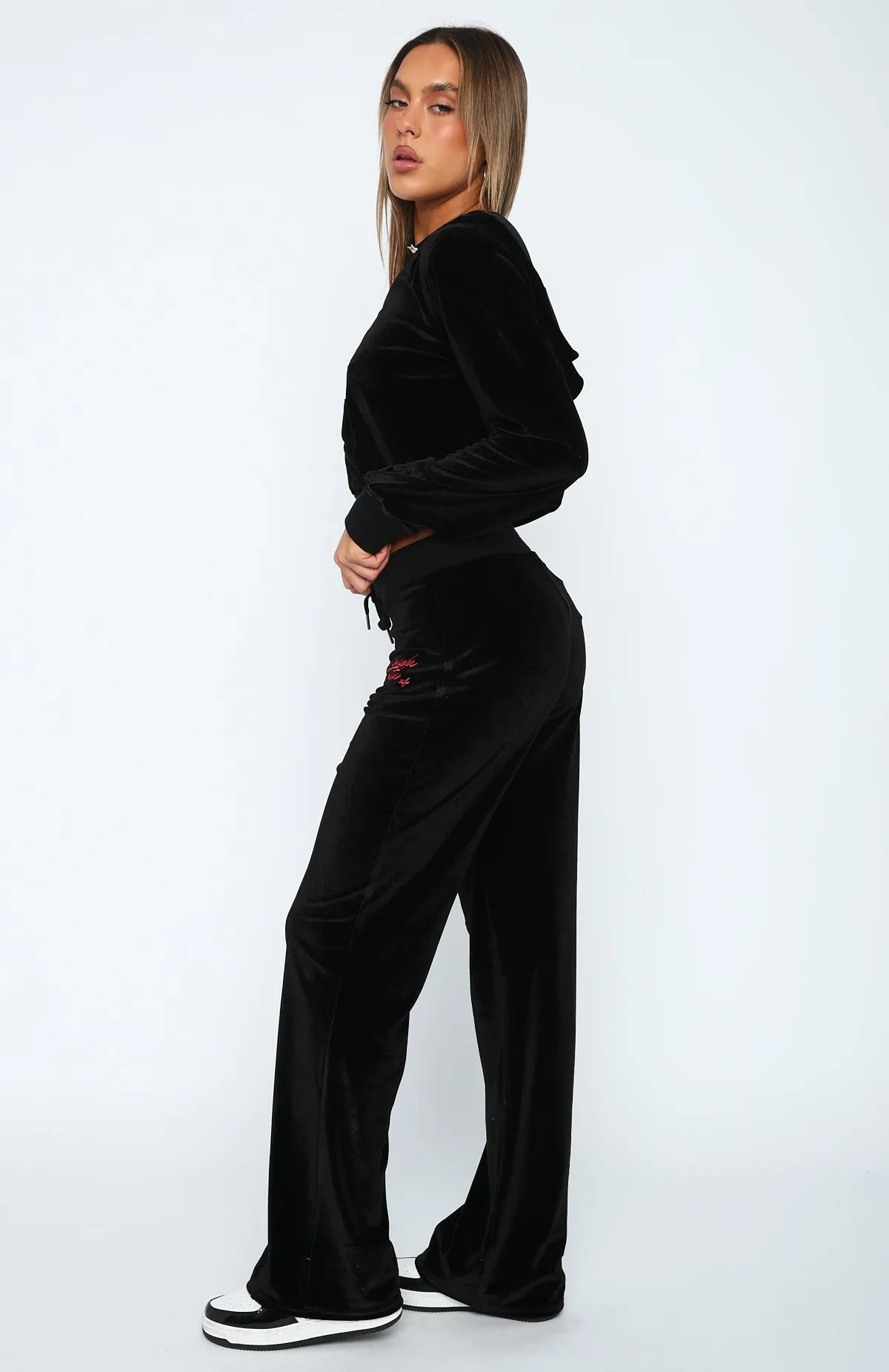 Side Piece Pants Black sold by White Fox Boutique product image thumbnail 3
