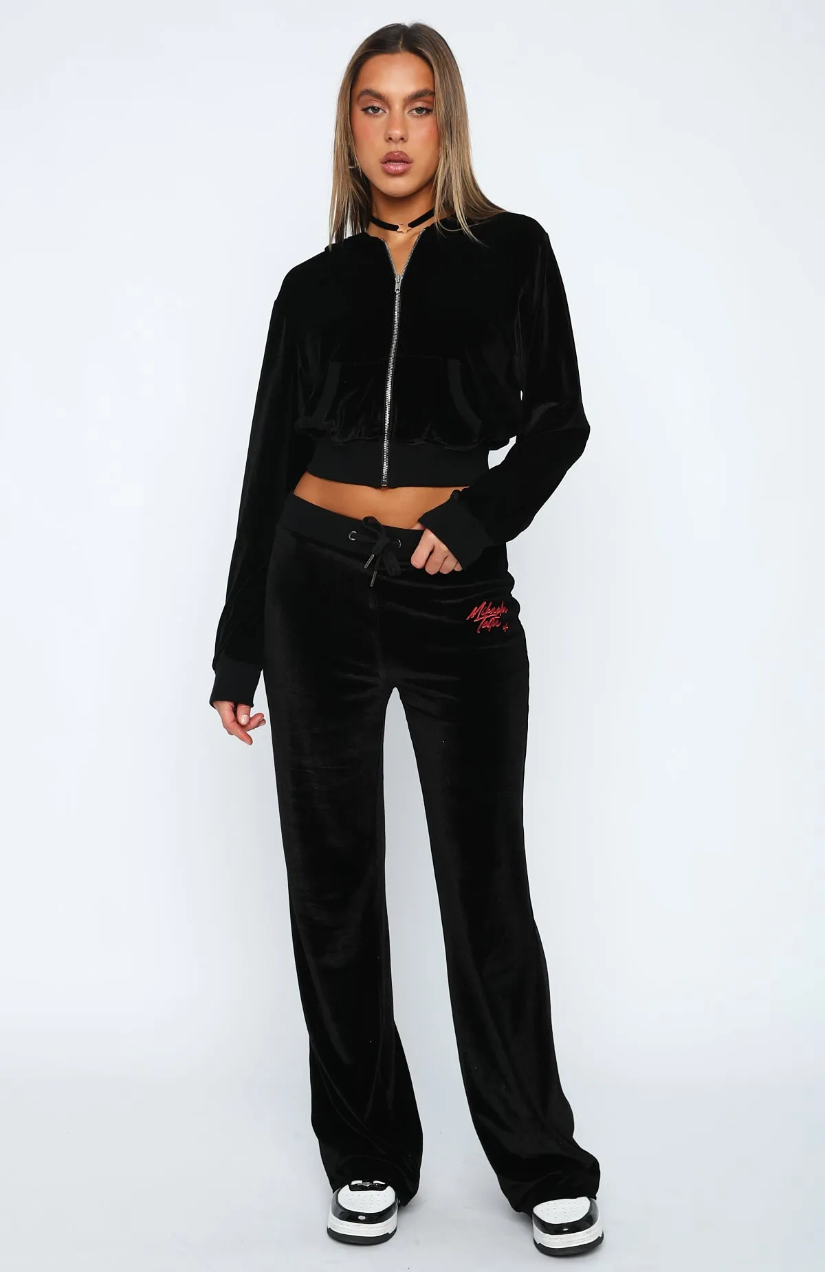Side Piece Pants Black sold by White Fox Boutique product image thumbnail 2