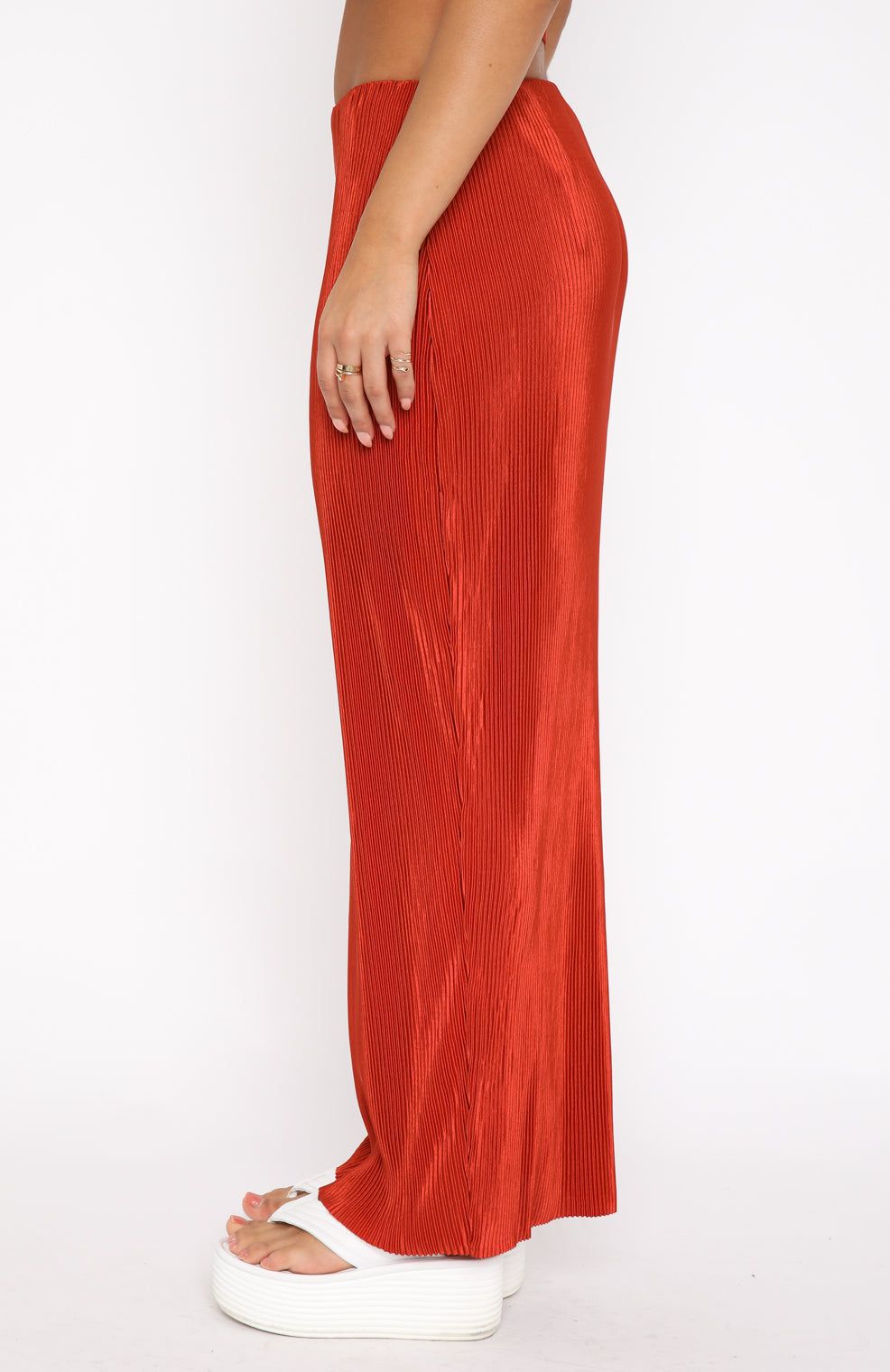 Look Here Maxi Skirt Rust sold by White Fox Boutique product image thumbnail 3