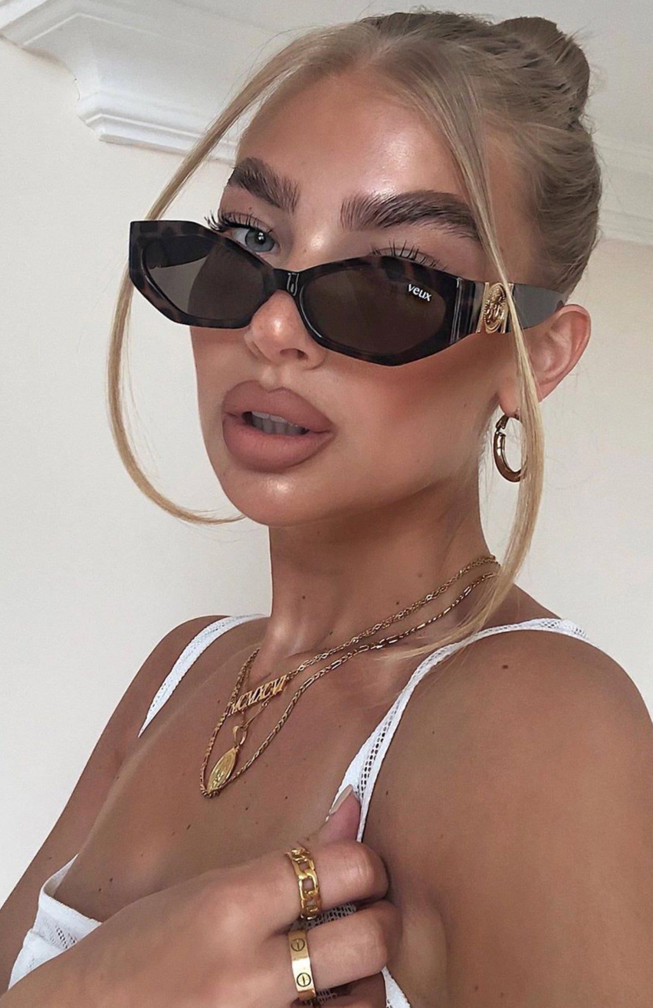 Kensington Sunglasses Tortoise sold by White Fox Boutique