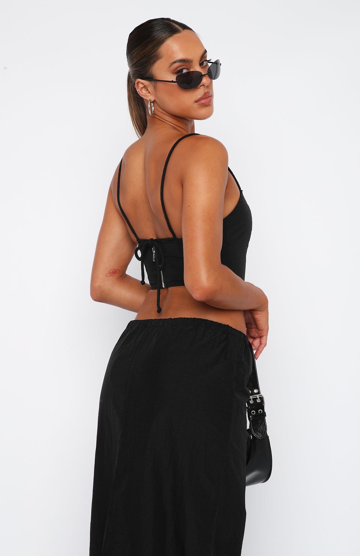 Taking Time Bustier Black sold by White Fox Boutique product image thumbnail 3