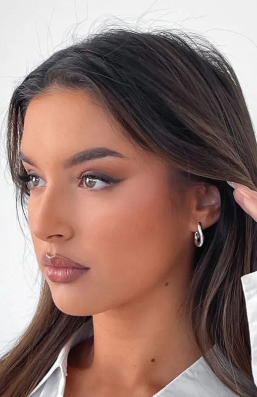 Jaimi Earrings Silver sold by White Fox Boutique