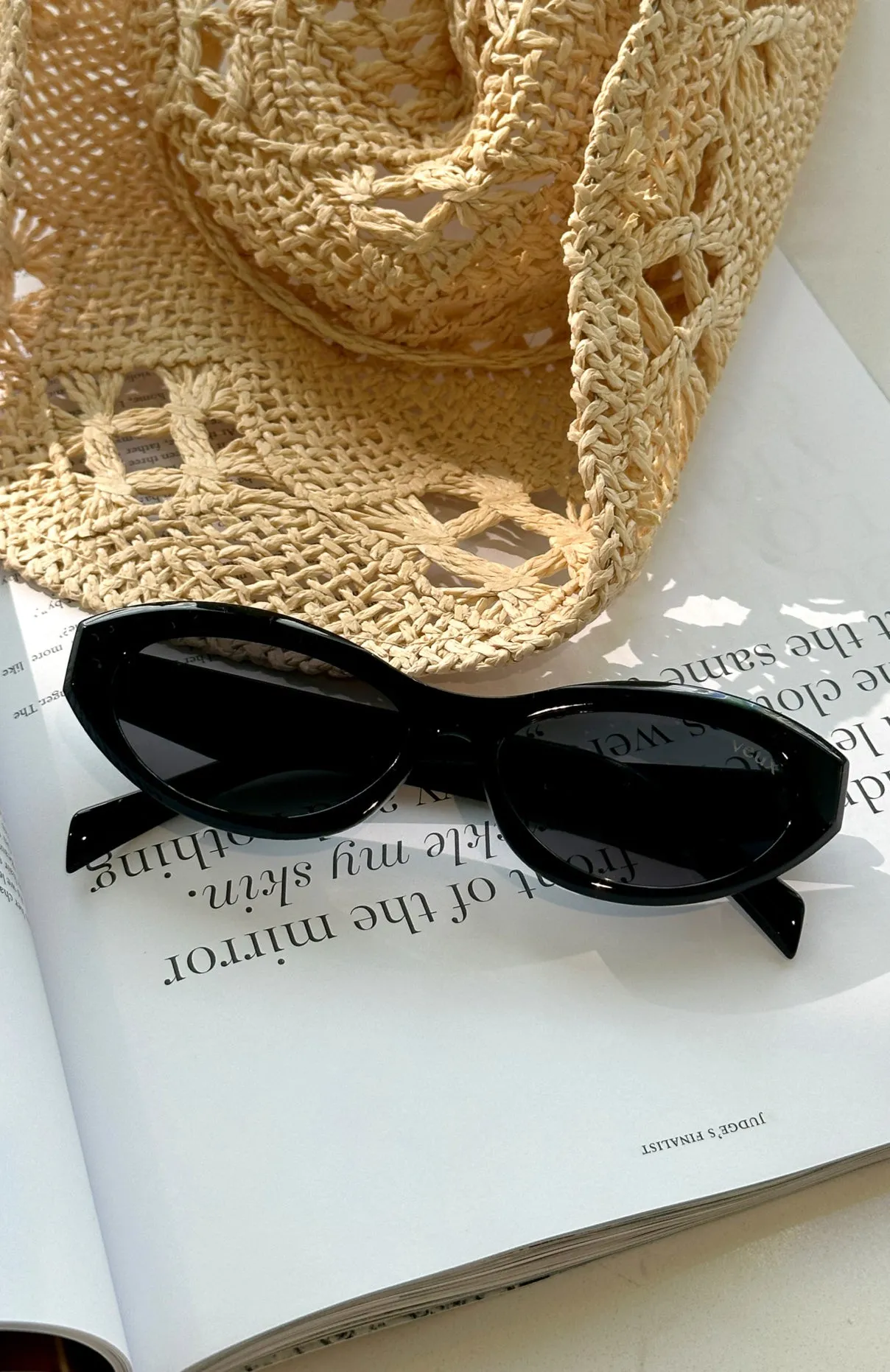 Hamptons Sunglasses Black sold by White Fox Boutique product image thumbnail 3