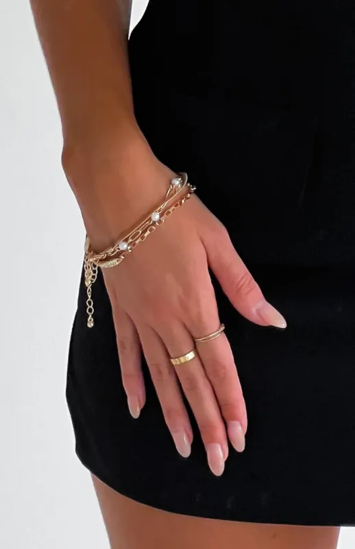 Sammi Bracelet Set Gold sold by White Fox Boutique