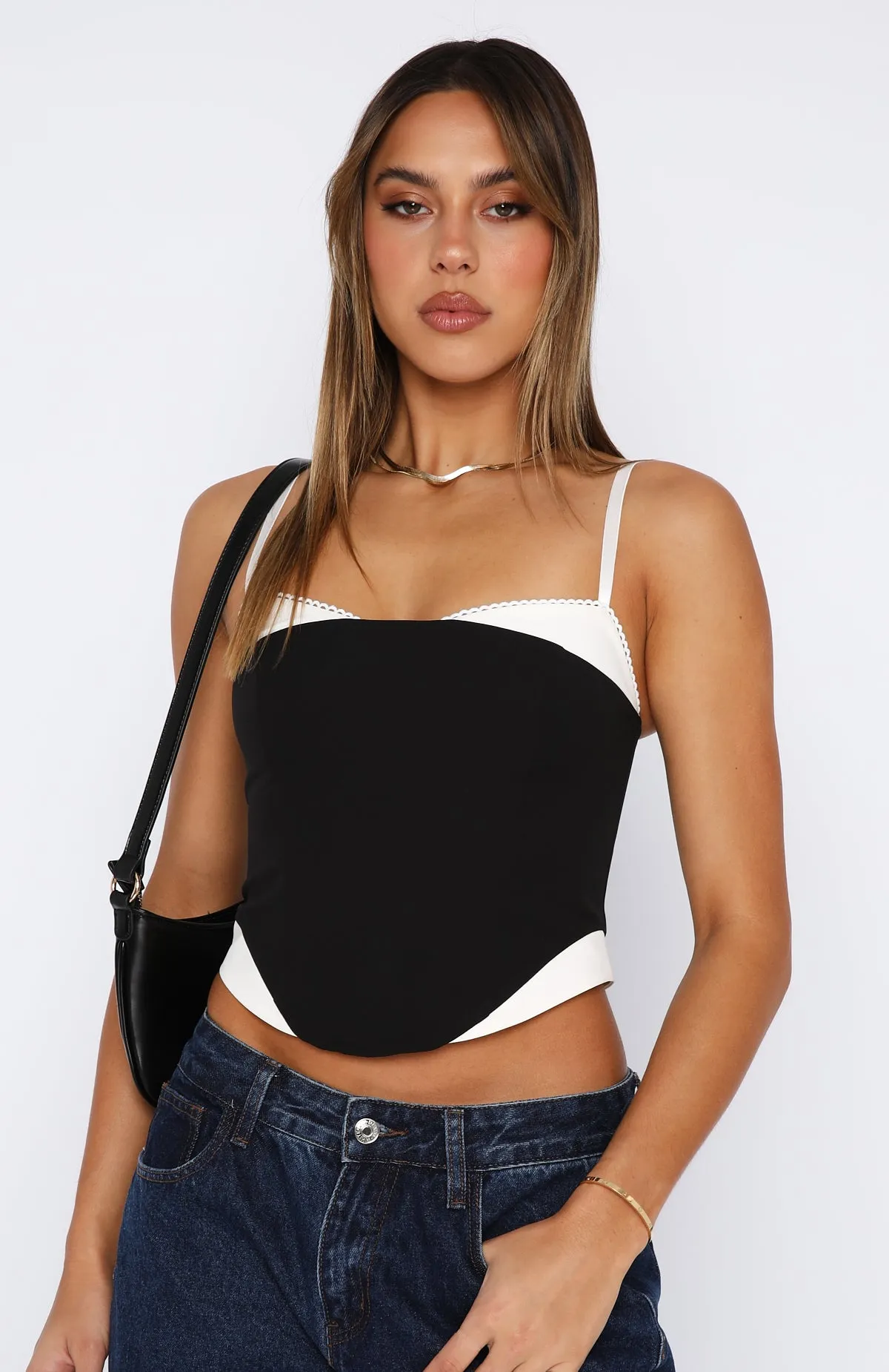 Feel The Spark Bustier Black sold by White Fox Boutique product image thumbnail 2