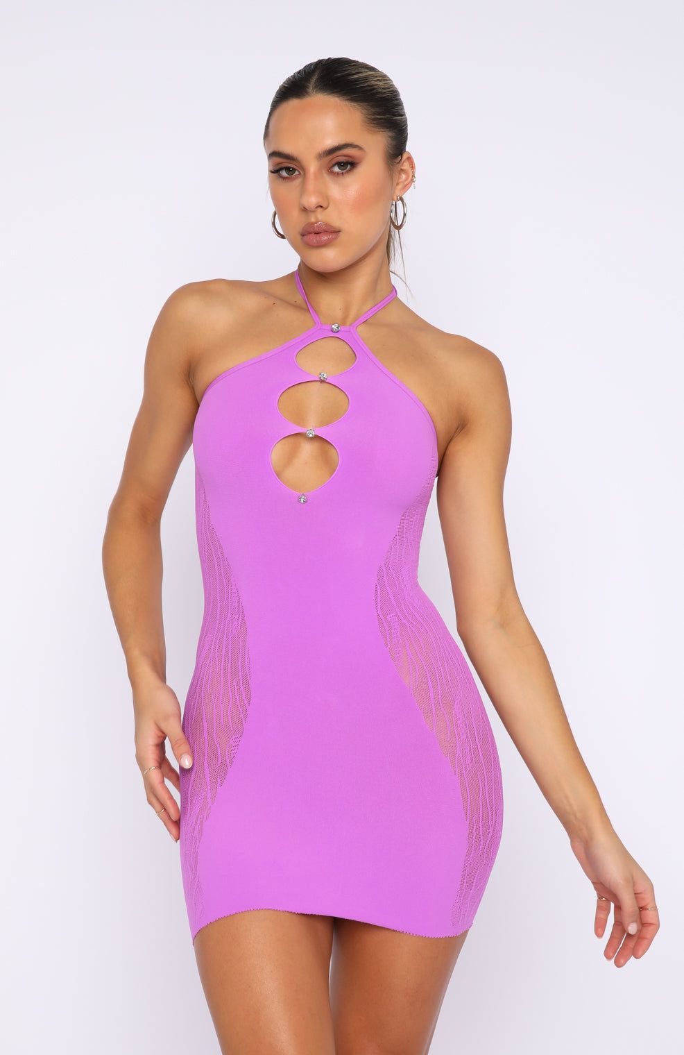 Late At Night Mini Dress Purple sold by White Fox Boutique product image thumbnail 2