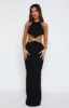 Soft Sands Maxi Dress Black sold by White Fox Boutique