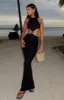 Soft Sands Maxi Dress Black sold by White Fox Boutique