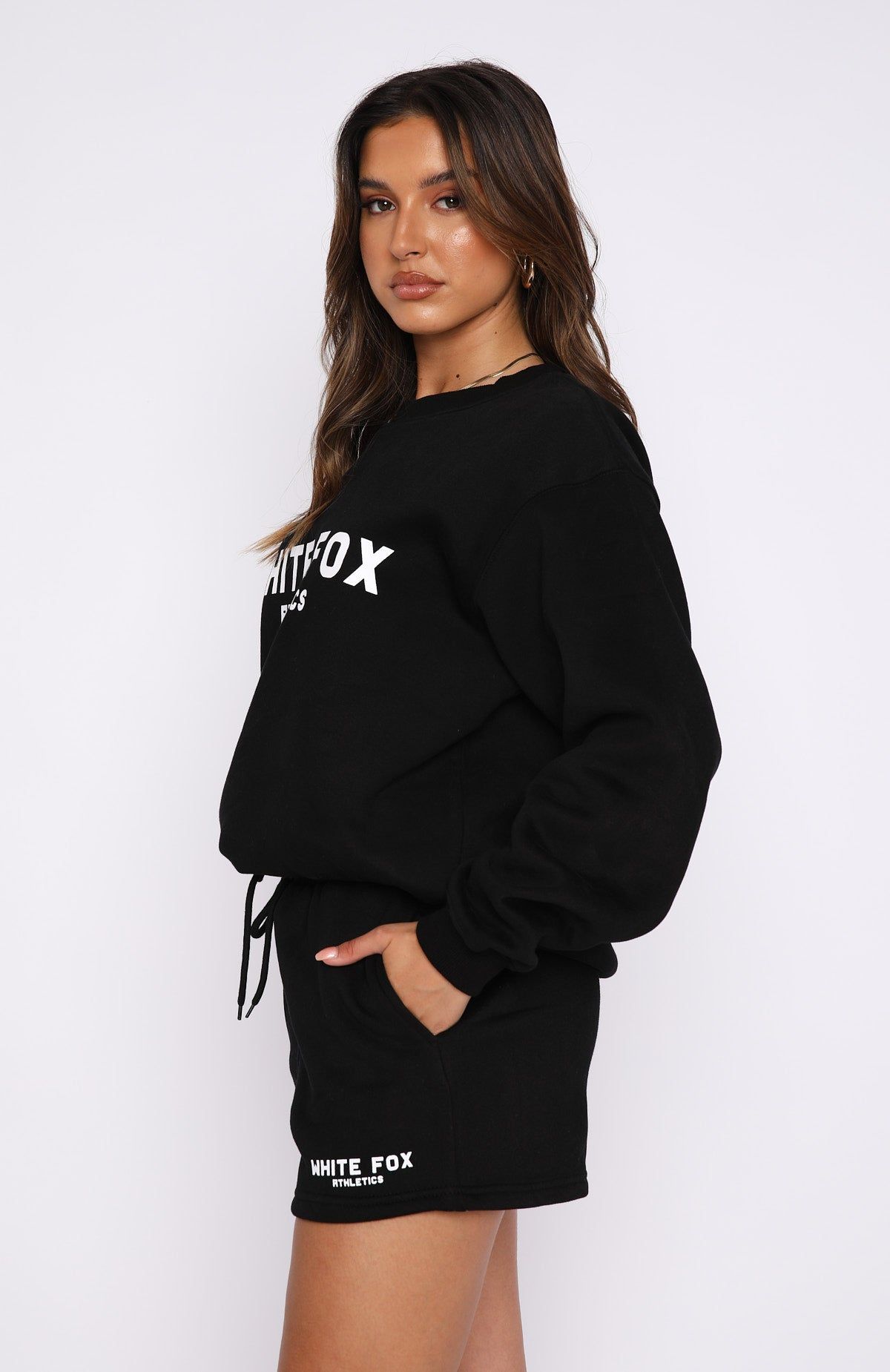 The Next Level Oversized Sweater Black sold by White Fox Boutique product image thumbnail 3