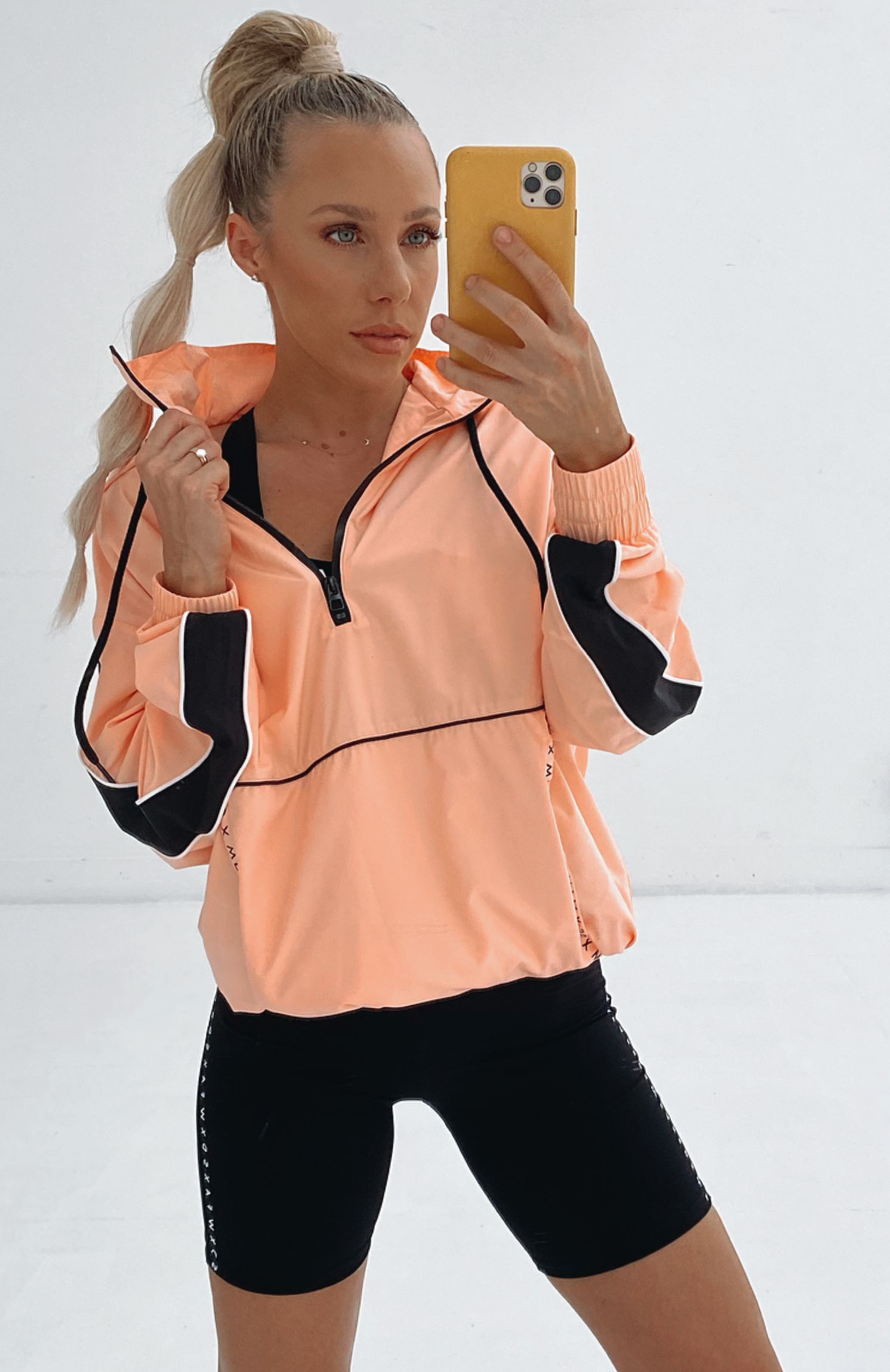 Skyler Windbreaker Sherbet sold by White Fox Boutique