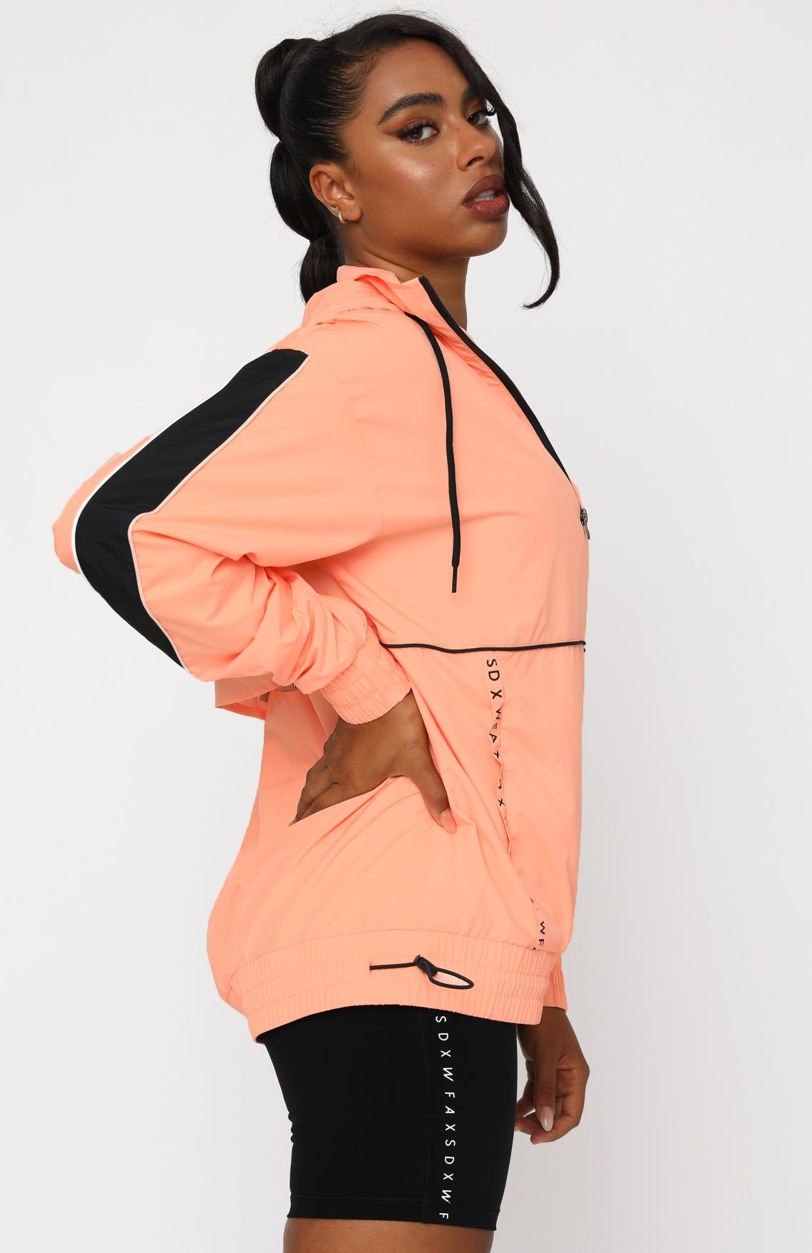 Skyler Windbreaker Sherbet sold by White Fox Boutique product image thumbnail 5