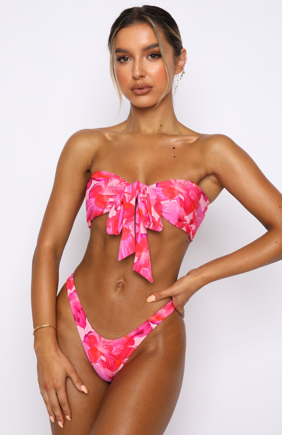 Girls Trip Bikini Top Rose Et Rouge Print sold by White Fox Boutique product image thumbnail 4