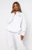 Match Your Words Oversized Hoodie Grey Marle sold by White Fox Boutique